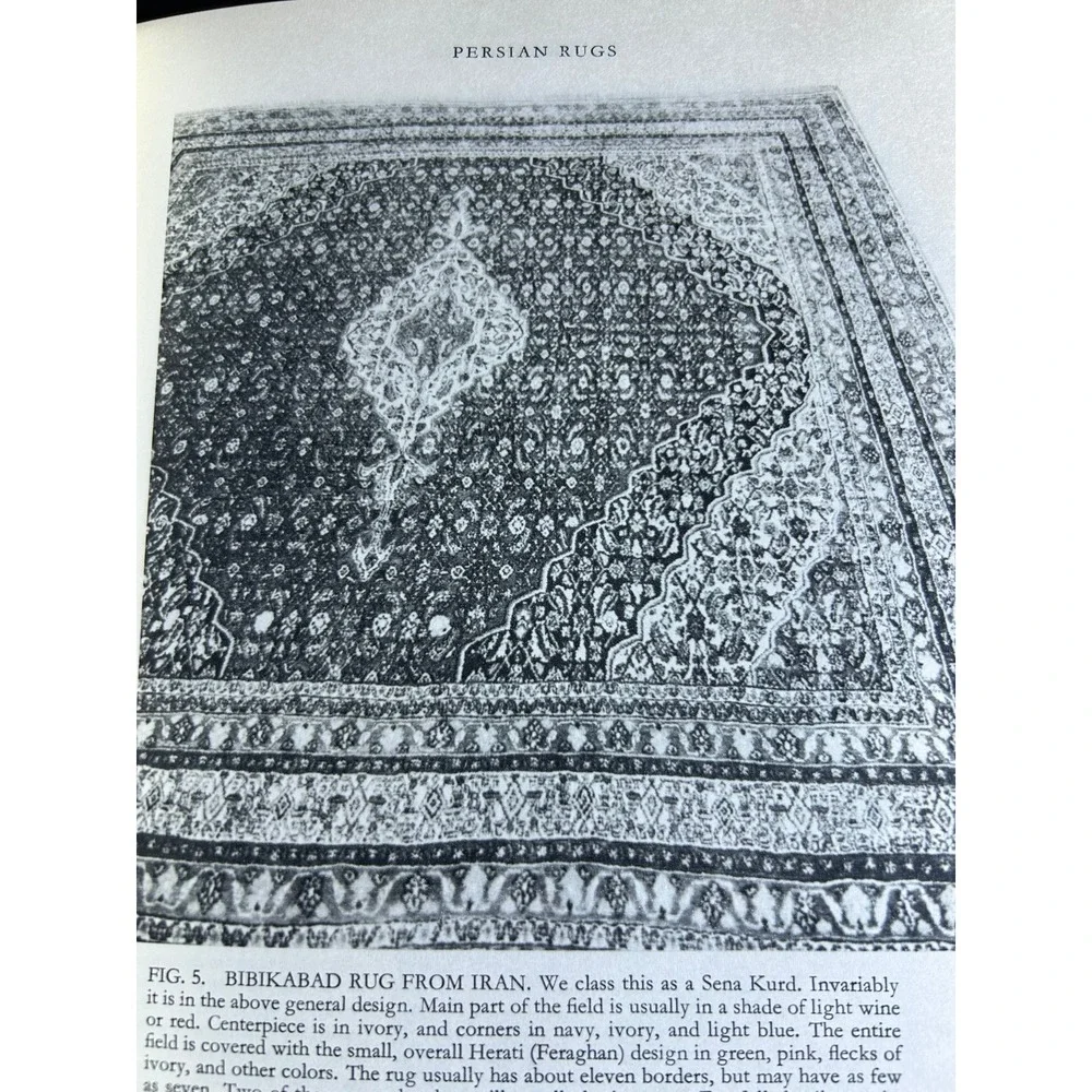 Oriental Rugs Complete Guide Charles W. Jacobsen 1972 Hardcover Slipcase